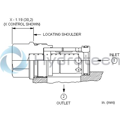 Sun Hydraulics-CHECK CARTRIDGE-CXJAXCN