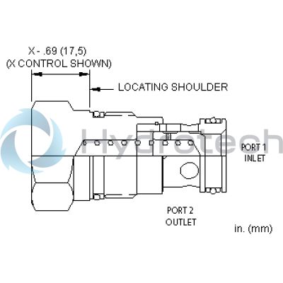 Sun Hydraulics-CHECK CARTRIDGE-CXFAXDN