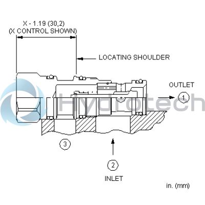 Sun Hydraulics-CHECK VALVE-CXCEXCN