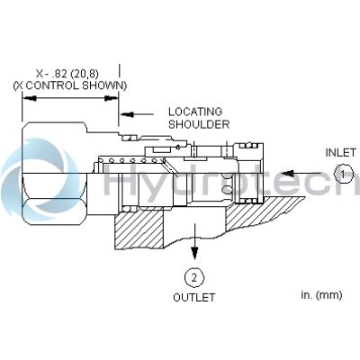 Sun Hydraulics-CHECK CARTRIDGE-CXBAXAN