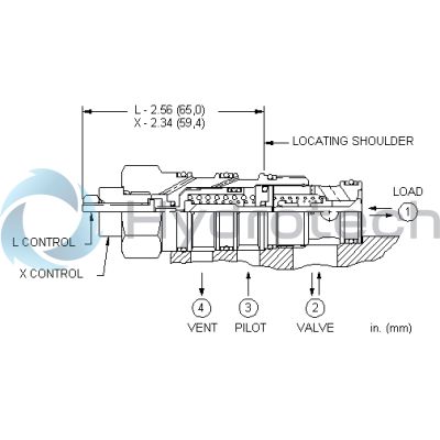 Sun Hydraulics-CHECK CARTRIDGE-CVEVXAN