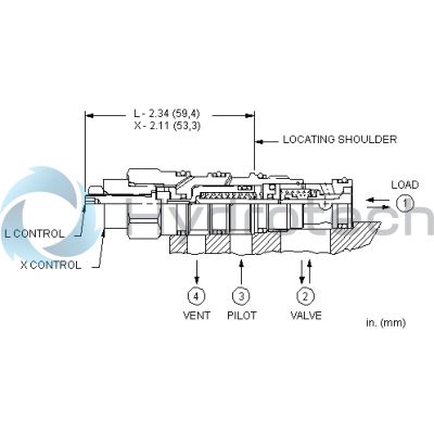 Sun Hydraulics-CHECK CARTRIDGE-CVCVXCN