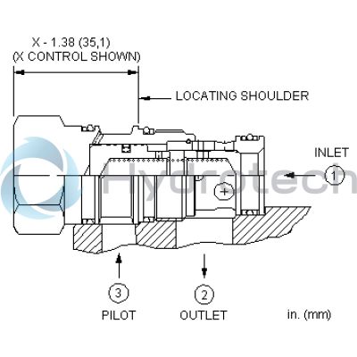 Sun Hydraulics-CHECK CARTRIDGE-COFAXCN