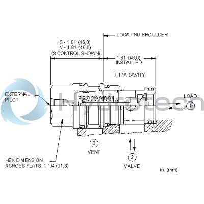 Sun Hydraulics-CHECK CARTRIDGE-CKGHSCN