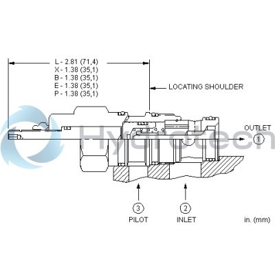Sun Hydraulics-CHECK CARTRIDGE-CKEDXCN