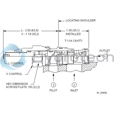 Sun Hydraulics-CHECK CARTRIDGE-CKCAPAN