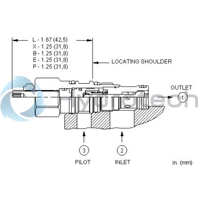Sun Hydraulics-CHECK CARTRIDGE-CKBDXCN