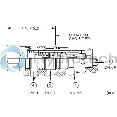 Sun Hydraulics-CARTRIDGE VALVE-DODSXHV