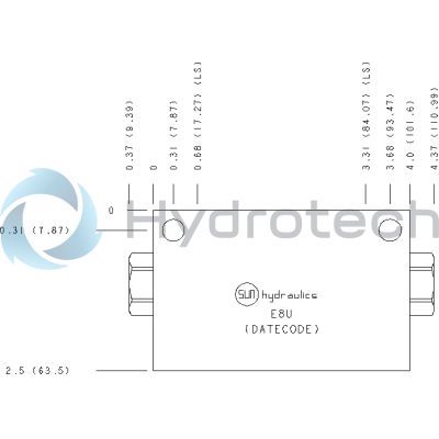 Sun Hydraulics-E8U-E8U