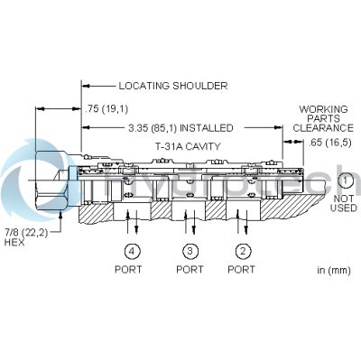 Sun Hydraulics-FLOW DVDR CART-FSCSXAN