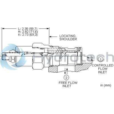 Sun Hydraulics-NEEDLE CARTRDGE-NCEBLAN