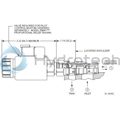 Sun Hydraulics-RED-REL CART-PPDB8WN
