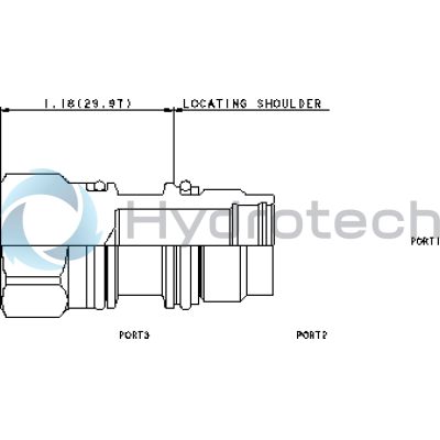 Sun Hydraulics-CAVITY PLUG-XEOAXXN
