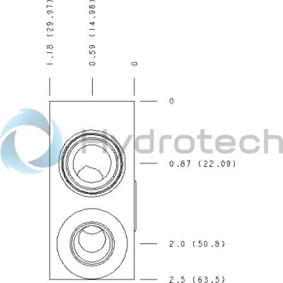 Sun Hydraulics-LINE MOUNT BODY-ZTC