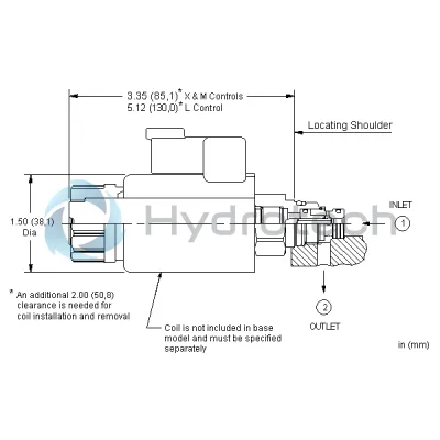 SUN HYDRAULICS CORP-RBAPMWV71299 - Electro-proportional relief valve - pilot capacity-RBAPMWV71299