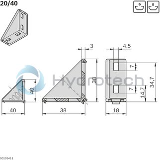technical illustration-3842548845-Cover cap for bracket 20/40, black