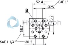 technical illustration-R987054609-Pump A10VSO BR31 with analog OBE