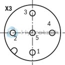 technical illustration-R901202350-Direct operated proportional directional valve with integrated digital control electronics for the pressure, force and flow control (Integrated Axis Controller IAC-P) Completely adjusted unit consisting of valve, pressure sensor(s) (optional), digital control electronics and field bus connection Operation by means of proportional solenoids with central thread and detachable coil Valve control spool, position-controlled Integrated pressure sensor plate (optional) For subplate mounting: Porting pattern according to ISO 4401 Analog interface for command and actual value Design for CAN bus with CANopen protocol DS 408 or Profibus-DP Quick commissioning via PC and WIN-PED 6 commissioning software