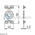 technical illustration-10.58-Longitudinal end connector 45x90