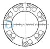 technical illustration-R170225020-Linear set (aluminum), HE-H-50, with two seals