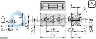 technical illustration-3842557946-Frame profile 22.5x30 L6070