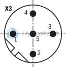 technical illustration-R901202350-Direct operated proportional directional valve with integrated digital control electronics for the pressure, force and flow control (Integrated Axis Controller IAC-P) Completely adjusted unit consisting of valve, pressure sensor(s) (optional), digital control electronics and field bus connection Operation by means of proportional solenoids with central thread and detachable coil Valve control spool, position-controlled Integrated pressure sensor plate (optional) For subplate mounting: Porting pattern according to ISO 4401 Analog interface for command and actual value Design for CAN bus with CANopen protocol DS 408 or Profibus-DP Quick commissioning via PC and WIN-PED 6 commissioning software
