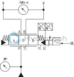 technical illustration-R900248533-Size 32, symbol W6, electrical with integrated electronics, 24 V DC