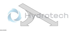 technical illustration-3842551100-90&deg; diverter, left, VFplus 90