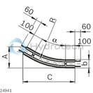 technical illustration-3842547072-Sliding curve horizontal AL VFplus 65 30&deg;
