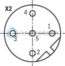 technical illustration-R901202350-Direct operated proportional directional valve with integrated digital control electronics for the pressure, force and flow control (Integrated Axis Controller IAC-P) Completely adjusted unit consisting of valve, pressure sensor(s) (optional), digital control electronics and field bus connection Operation by means of proportional solenoids with central thread and detachable coil Valve control spool, position-controlled Integrated pressure sensor plate (optional) For subplate mounting: Porting pattern according to ISO 4401 Analog interface for command and actual value Design for CAN bus with CANopen protocol DS 408 or Profibus-DP Quick commissioning via PC and WIN-PED 6 commissioning software