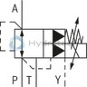 technical illustration-R901439299-Size 10, P &rarr; A, electrical with external electronics, 24 VDC