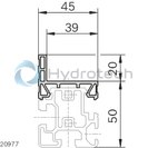 technical illustration-3842537321-Section profile MV45x45, L6070