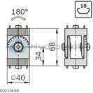 technical illustration-JOINT 40X40-Joint 40x40 standard