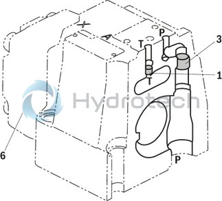 technical illustration-R901396320-Size 27, symbol E, electrical with integrated electronics, 24 V DC