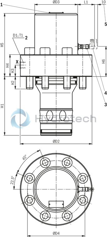 technical illustration-R900729026-Functional product design Modular set-up:&bull; Cartridge valve with various options&bull; Control cover in various variants for realization of selected functions&bull; Electric monitoring of the spool position Power and flow-optimized design:&bull; High flows&bull; Low pressure drops&bull; High switching velocities&bull; Low leakage oil flowsRobust design:&bull; High reliability&bull; Long life cycle Other features:&bull; Small installation size, low weight&bull; Easy to service