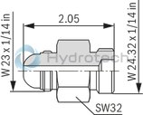 technical illustration-0531610632-Hydraulic accumulator as per Pressure Equipment Directive 97/23/EC Diaphragm material for different applications