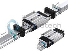 technical illustration-R18245222X-Roller runner block, SLH, size 55, steel CS, accuracy precision, average preload