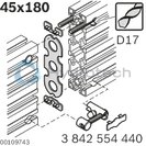 technical illustration-10.58-Longitudinal end connector 45x90