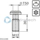 technical illustration-CAP COVER-Cover cap for sealing through holes D7.8