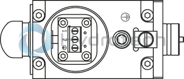 technical illustration-R901458409-4/3-, 4/2- or 3/2-way version For intended use in potentially explosive atmosphere Porting pattern according to ISO&nbsp;4401-03-02-0-05 Wet-pin AC or DC solenoids Electrical connection with individual connection or piping connection (NPT 1/2") With manual override