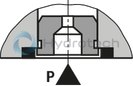 technical illustration-R901348789-Direct operated directional spool valve with solenoid actuation for intended use in potentially explosive atmospheres Porting pattern according to ISO&nbsp;4401-03-02-0-05 Subplates available in FE/ZN version (see dimensions) Wet-pin DC solenoids Electrical connection optionally with: Individual connection with cable gland, 2 m connection line, connector With manual override