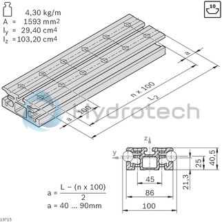 technical illustration-3842557958-Guide profile LF20S, L6070