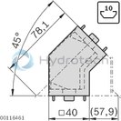 technical illustration-3842535428-Connector 45&deg; 45x45 set (standard)