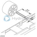 technical illustration-IDLE ROLLER-Roller Lean D32SK black
