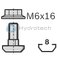 technical illustration-30X120 BRACKET-Bracket (standard) 30x120