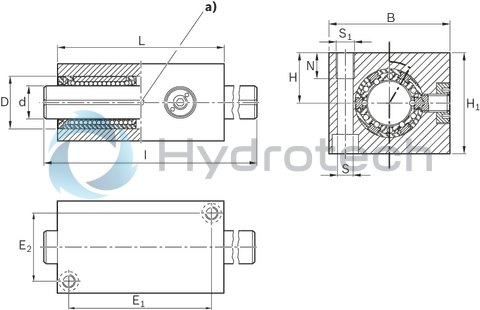 technical illustration-R109922087-Linear set (aluminum), DRT1-12-WV-1200, without seal