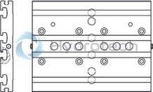 technical illustration-R037230005-Screw support for the realization of high speeds on long assembly lengths for CKK-200