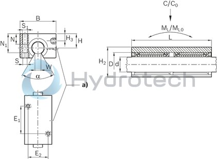 technical illustration-R108763020-Linear set (aluminum), TO-A-30, with two seals