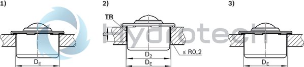 technical illustration-R053161200-Ball transfer units without felt seal &ndash; Size 12