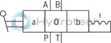 technical illustration-R900479281-4/3-, 4/2- or 3/2-way version Porting pattern according to DIN&nbsp;24340 form A (without locating hole) Porting pattern according to ISO&nbsp;4401-03-02-0-05 (with locating hole) Type of actuation: hand lever Inductive position switch and proximity sensors (contactless)